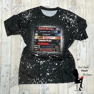 Horror VHS Collection Sublimated Graphic Tee